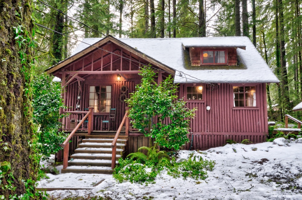 Steiner Log Cabin Brightwood Oregon