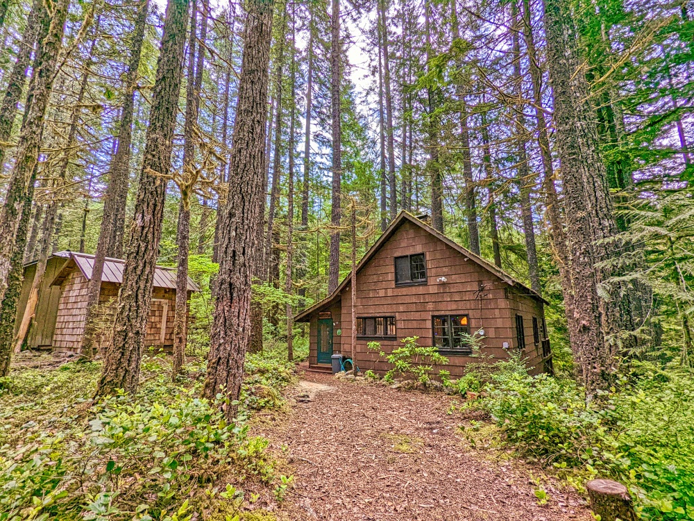 Camp Creek Cabin in the Mt. Hood National Forest