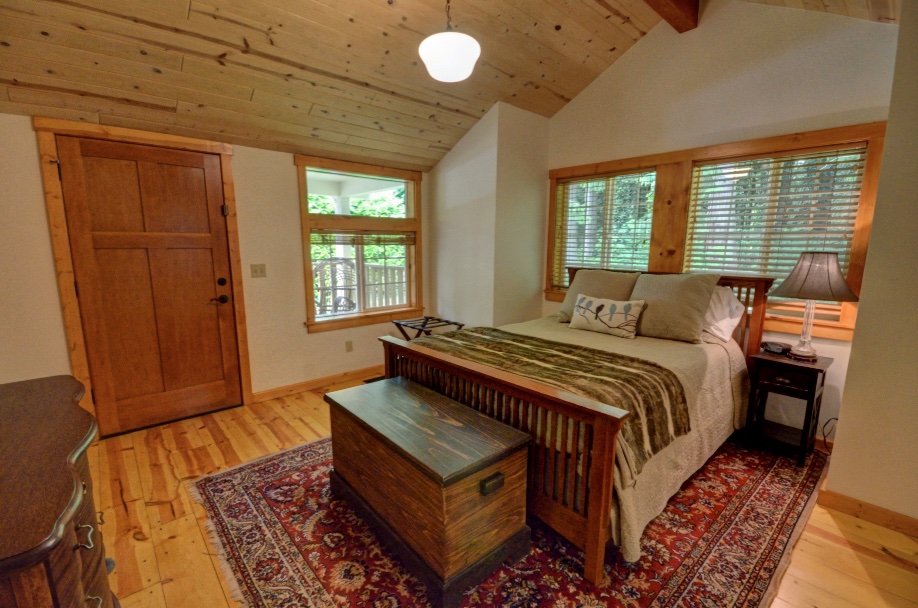 Bedroom in 1920's cabin