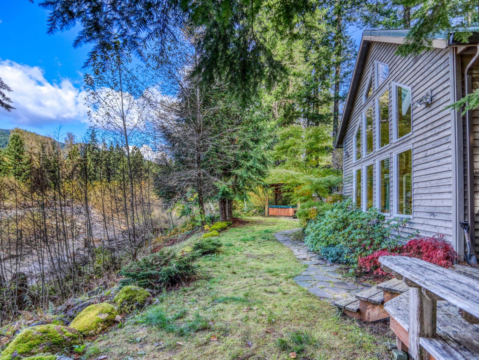Mt. Hood Sandy Waterfront Custom Home on Nearly Two Acres