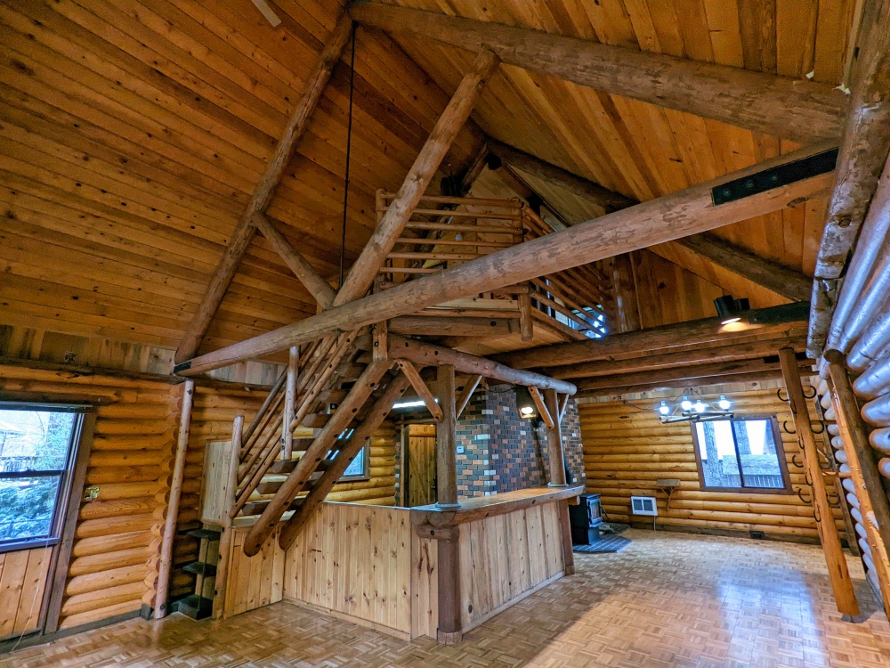 Welches Oregon Log Home Interior