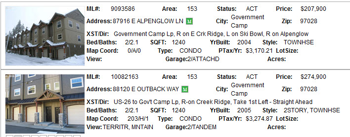 Government Camp foreclosures