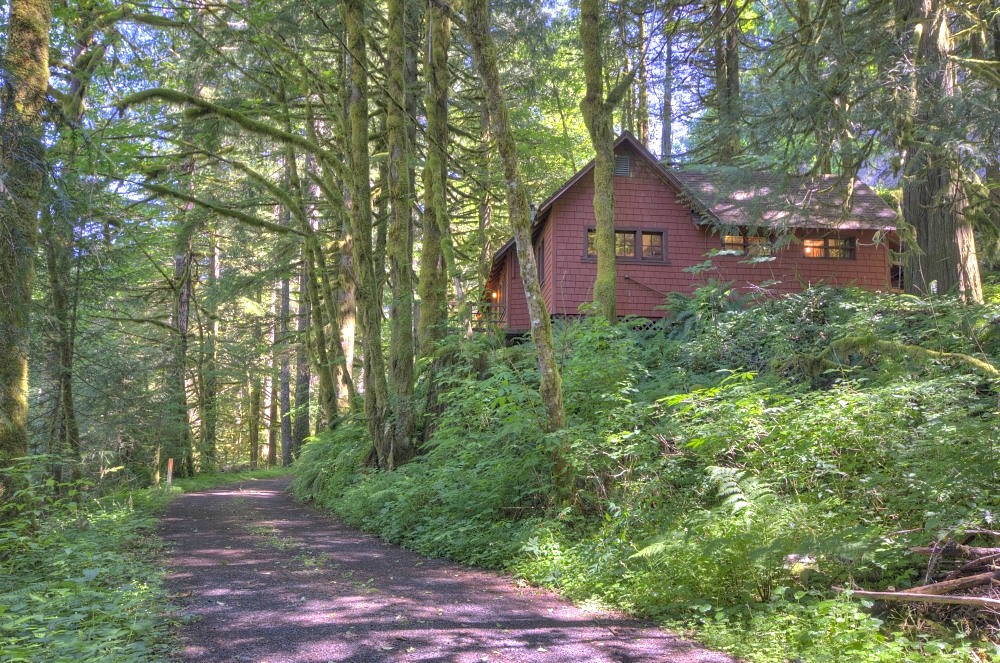 Still Creek Cabin in the Mt. Hood National Forest near Rhododendron Oregon