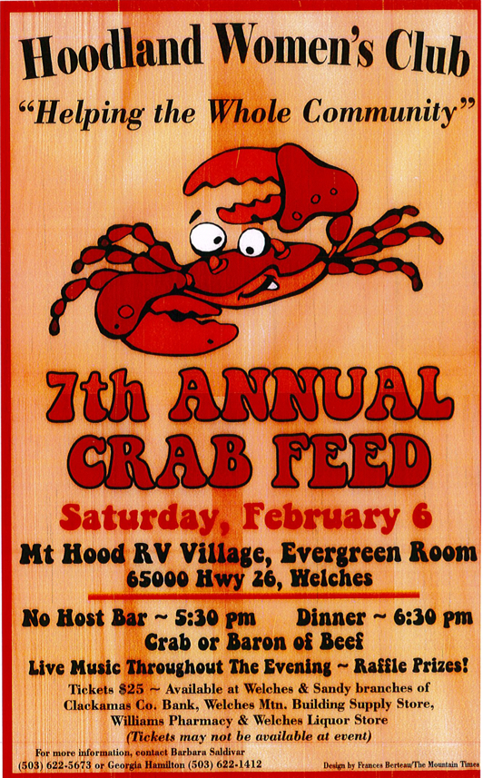 Hoodland Womens Club Crabfeed 2016