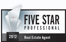 Five Star Professional Award for 2012