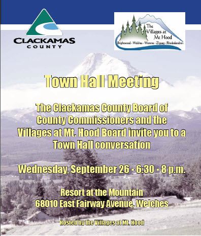 Mt. Hood Villages Town Hall Meeting