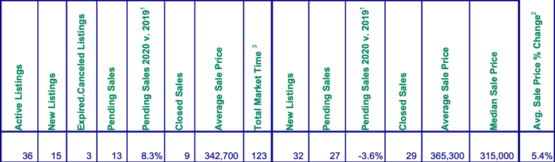 Mt Hood Real Estate Sales for February 2020