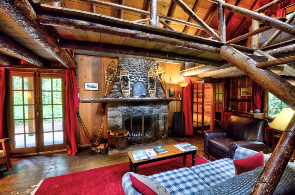 Brightwood 1935 cabin on the Sandy River at Mt. Hood