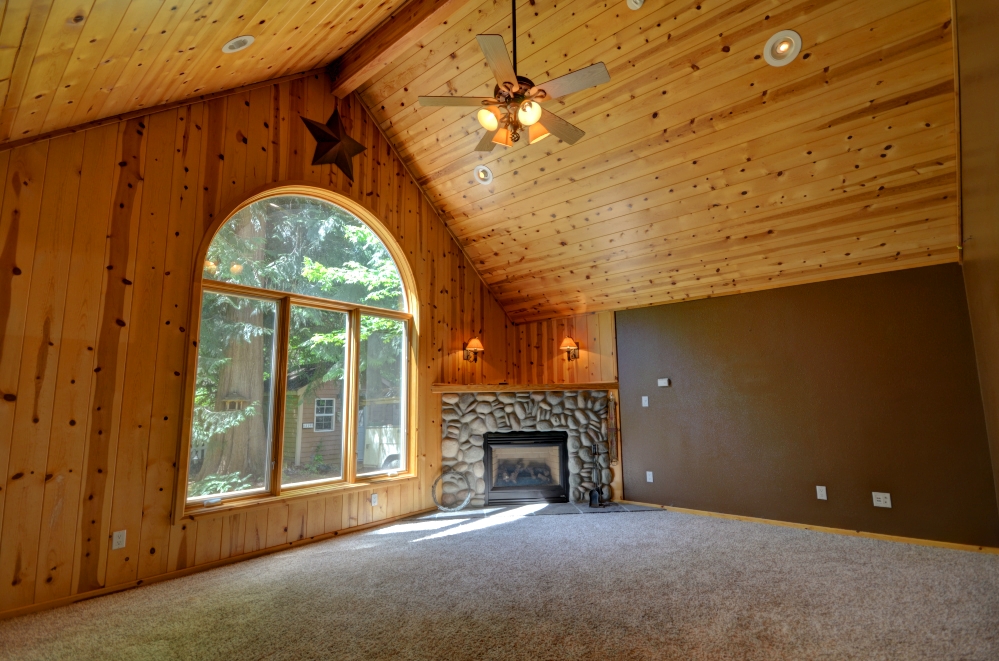 Knotty Pine family room on Twinberry Loop in Welches Oregon 97067