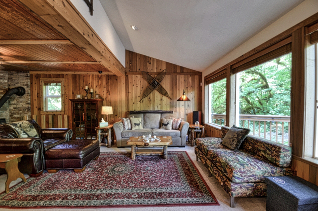 Still Creek Cabin with tons of windows