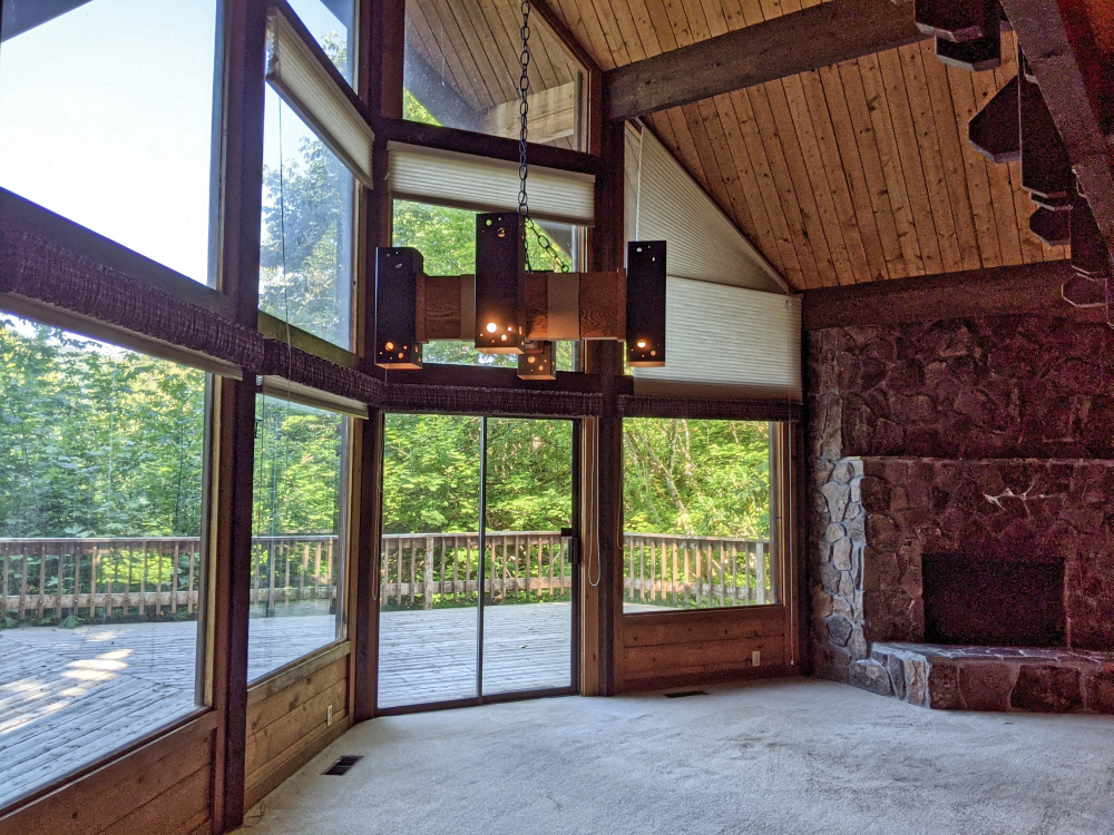 Living room in Mt. Hood Chalet