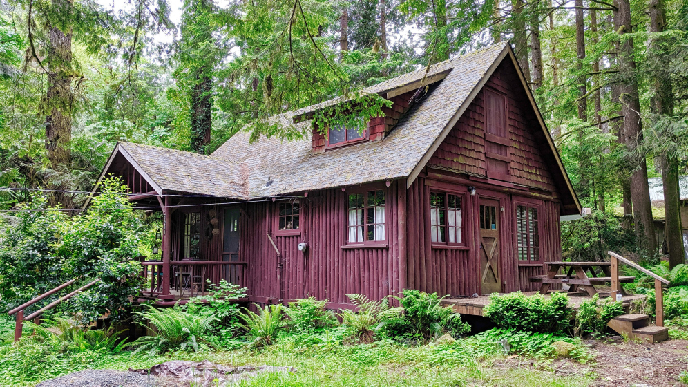 Steiner Log Cabin in Brightwood Oregon